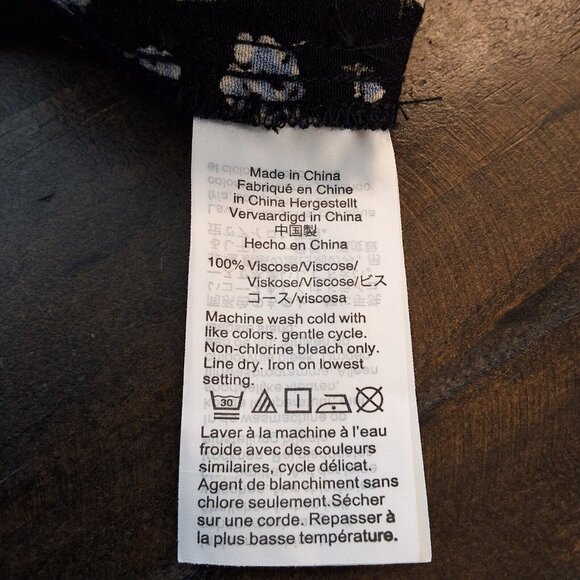 Madewell Ruffle-Sleeve Tie-waist Jumpsuit in Baby’s Breath True Black Sz L NWOT - Picture 6 of 7